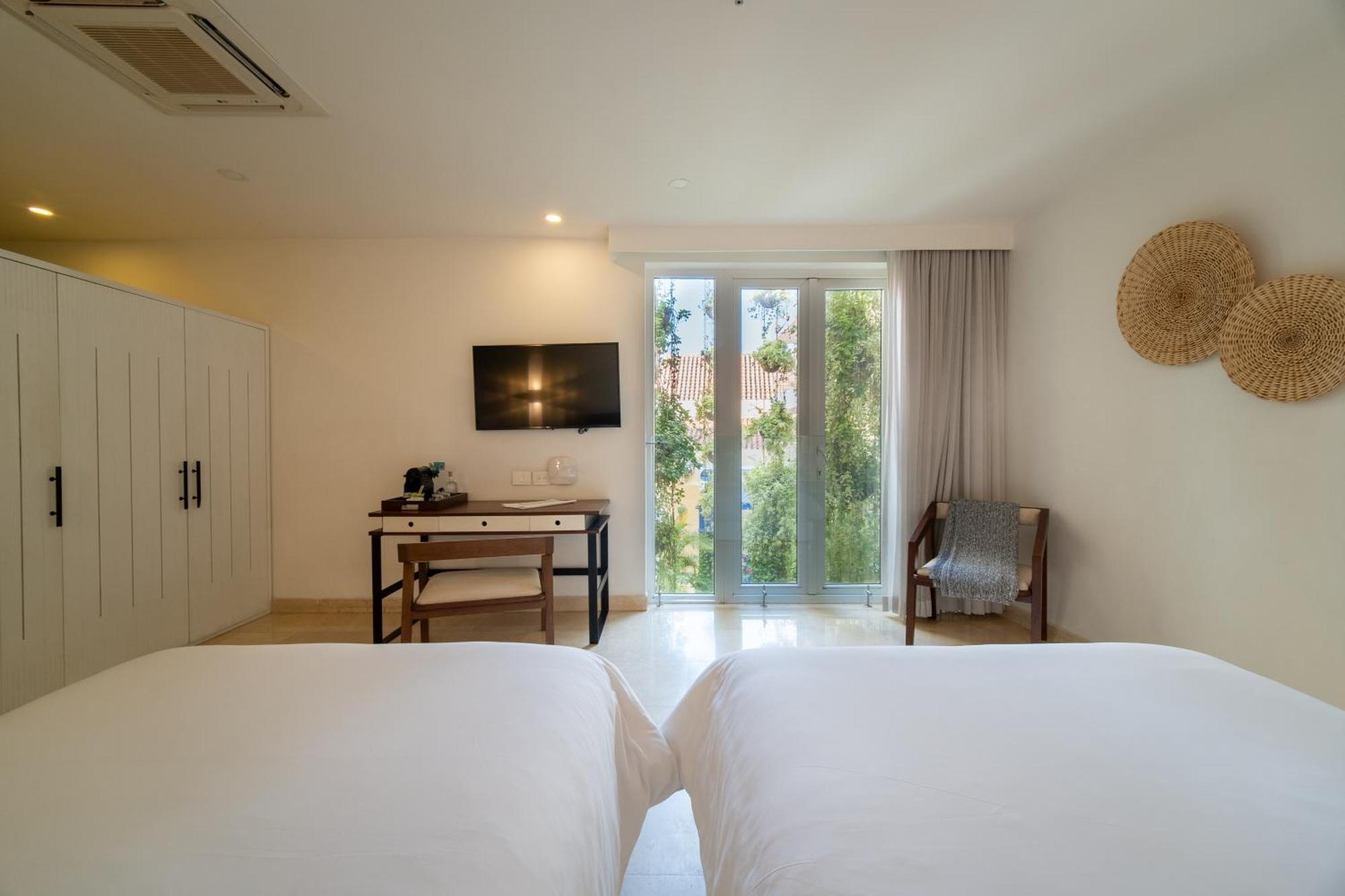 Superior Double Room Two Double Beds View