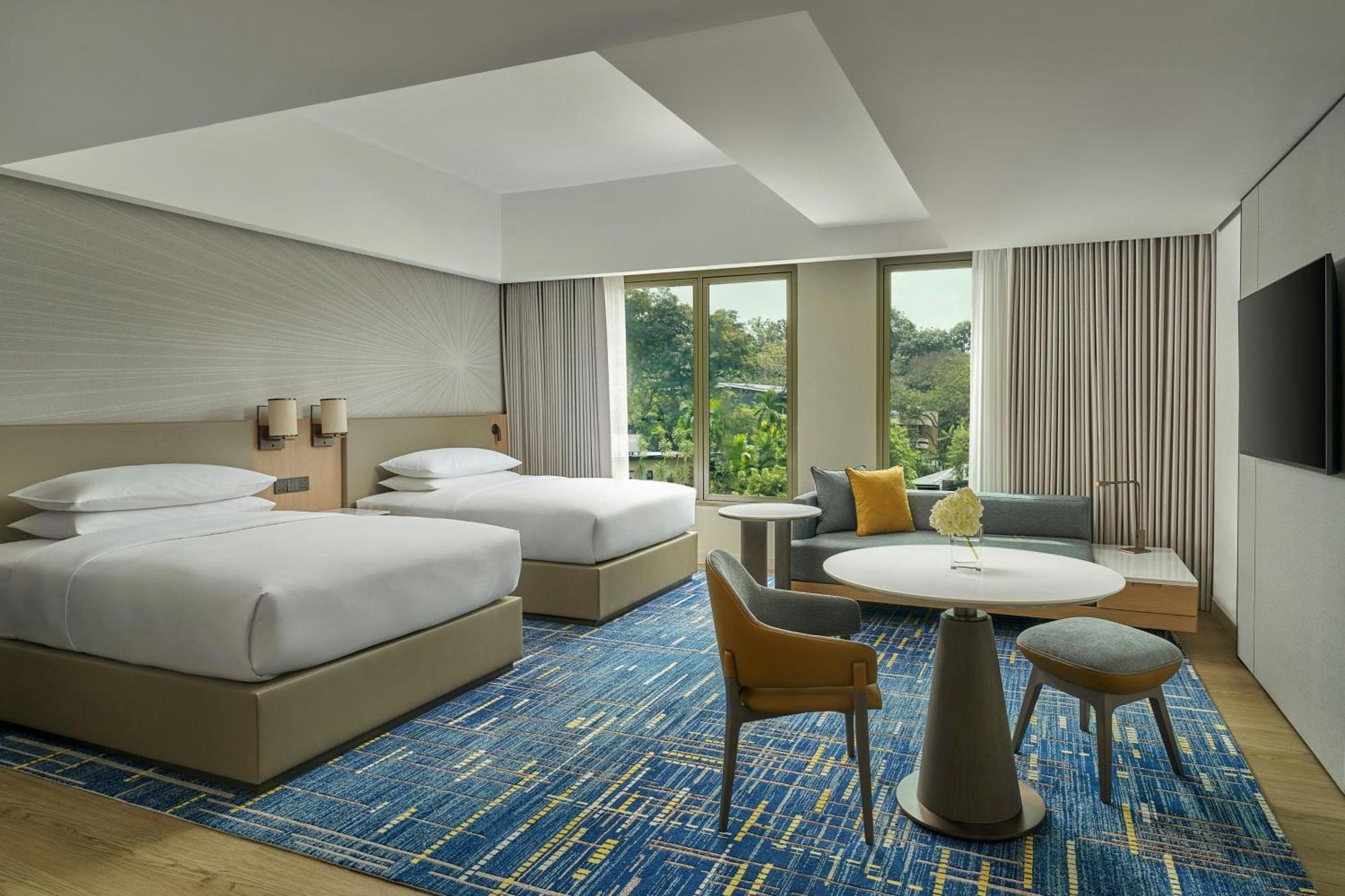 Suite with Two Double Beds and City View