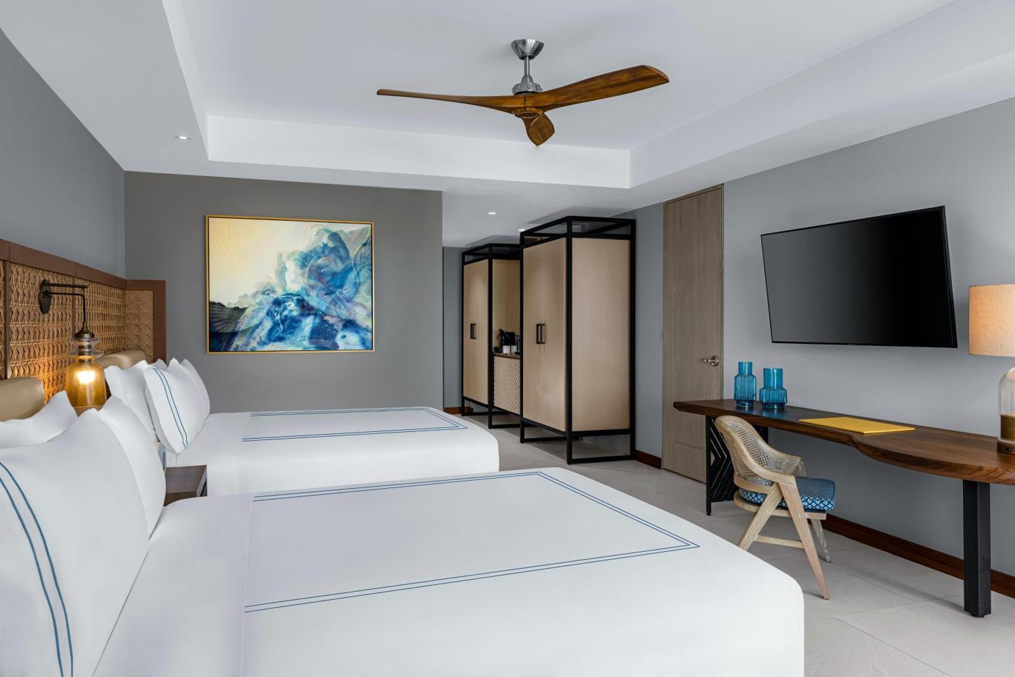 Queen Room with Two Queen Beds and Ocean View