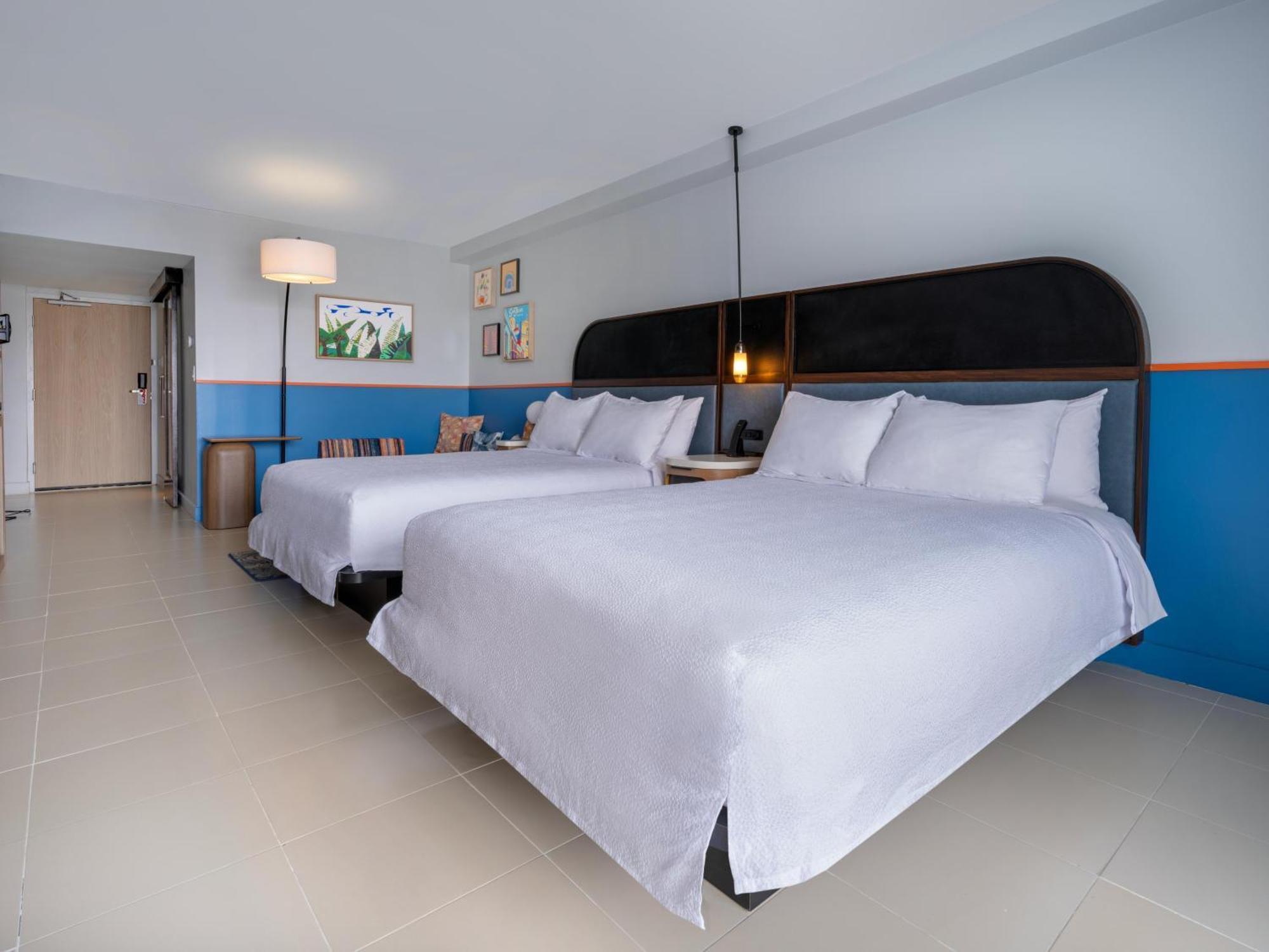 Habitación Deluxe con balcón y vistas a la bahía - 2 camas grandes