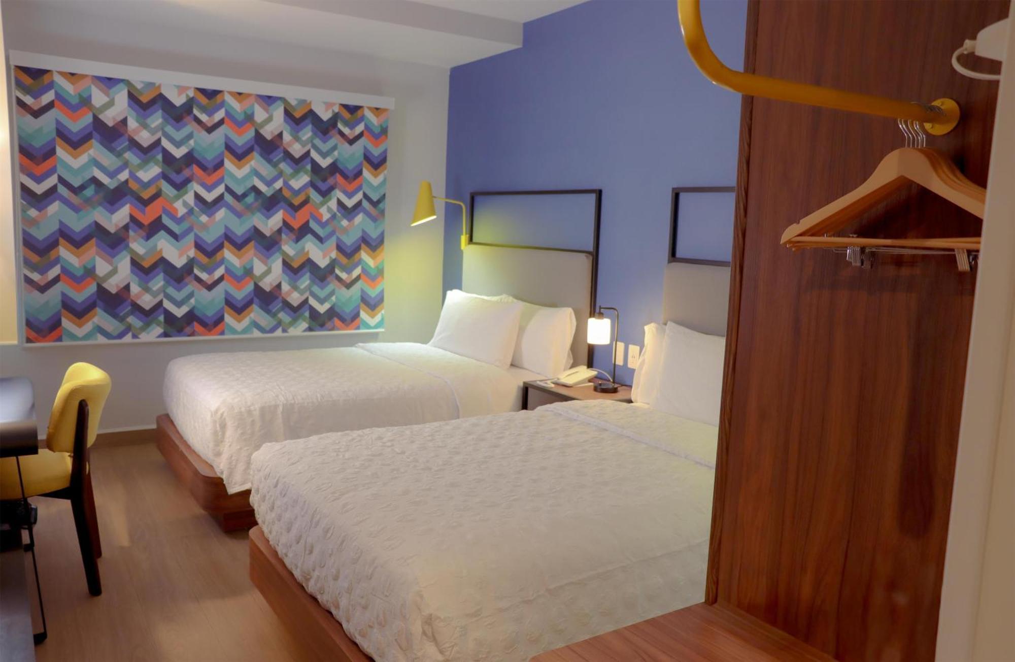 Double Room Two Double Beds Walk Shower