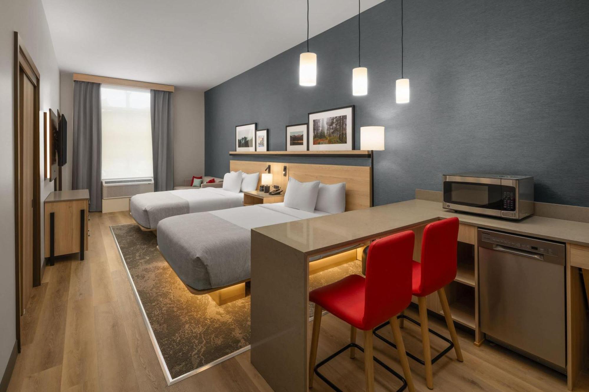 Queen Room with Two Queen Beds, Mobility Access and Roll-In shower, Non-Smoking