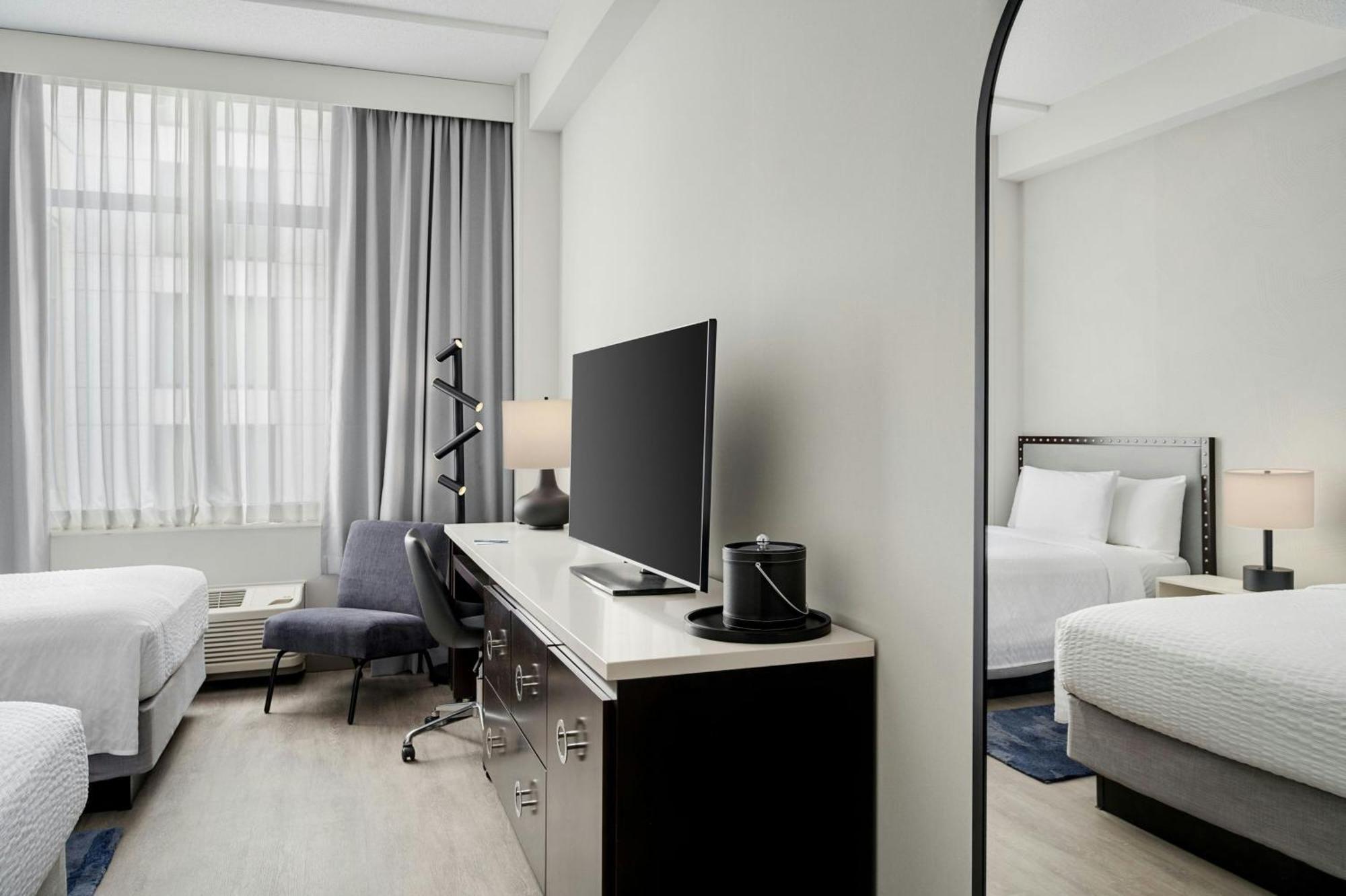 Habitación Doble adaptada para personas con discapacidad auditiva - 2 camas dobles