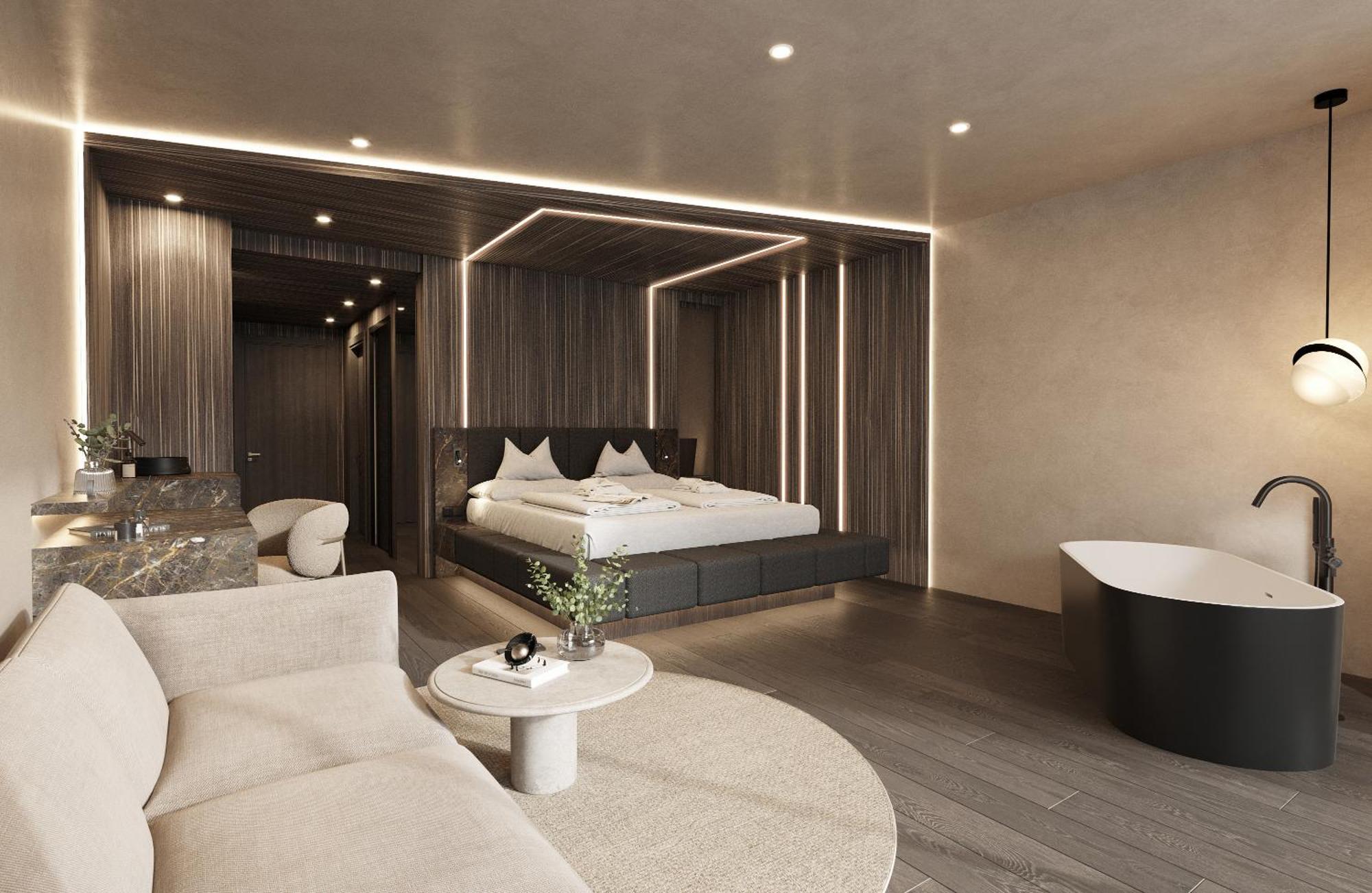 Deluxe Doppelzimmer mit Bad