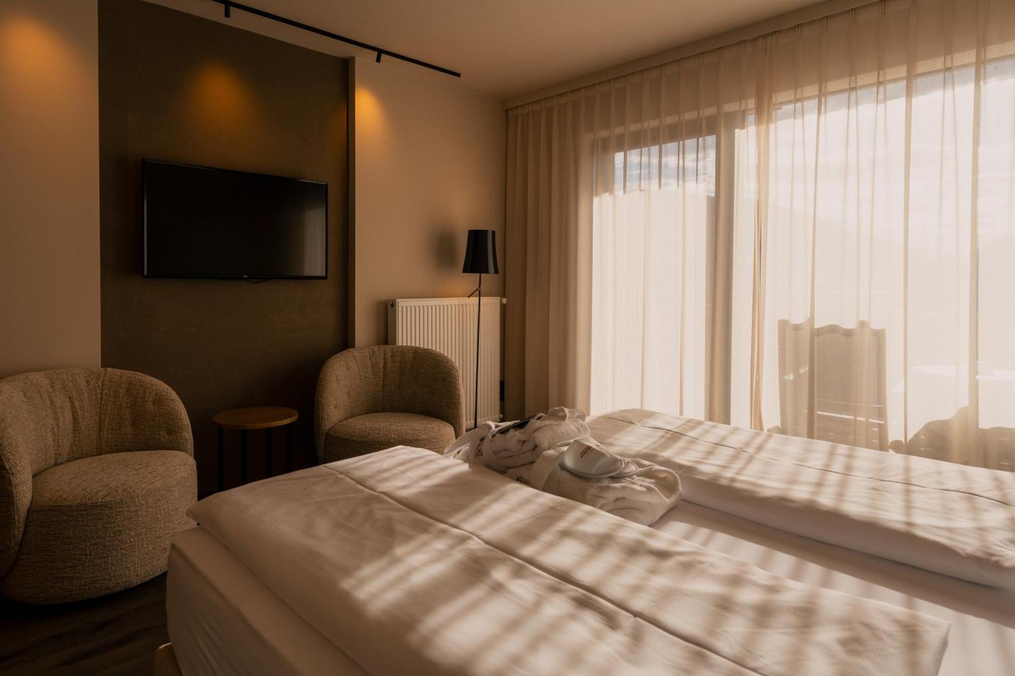 Deluxe Doppelzimmer mit Blick auf das Schloss