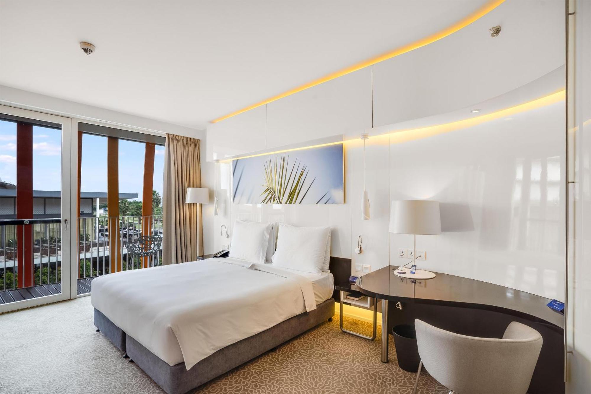 Executive Zimmer mit Aussicht und Zugang zur Lounge