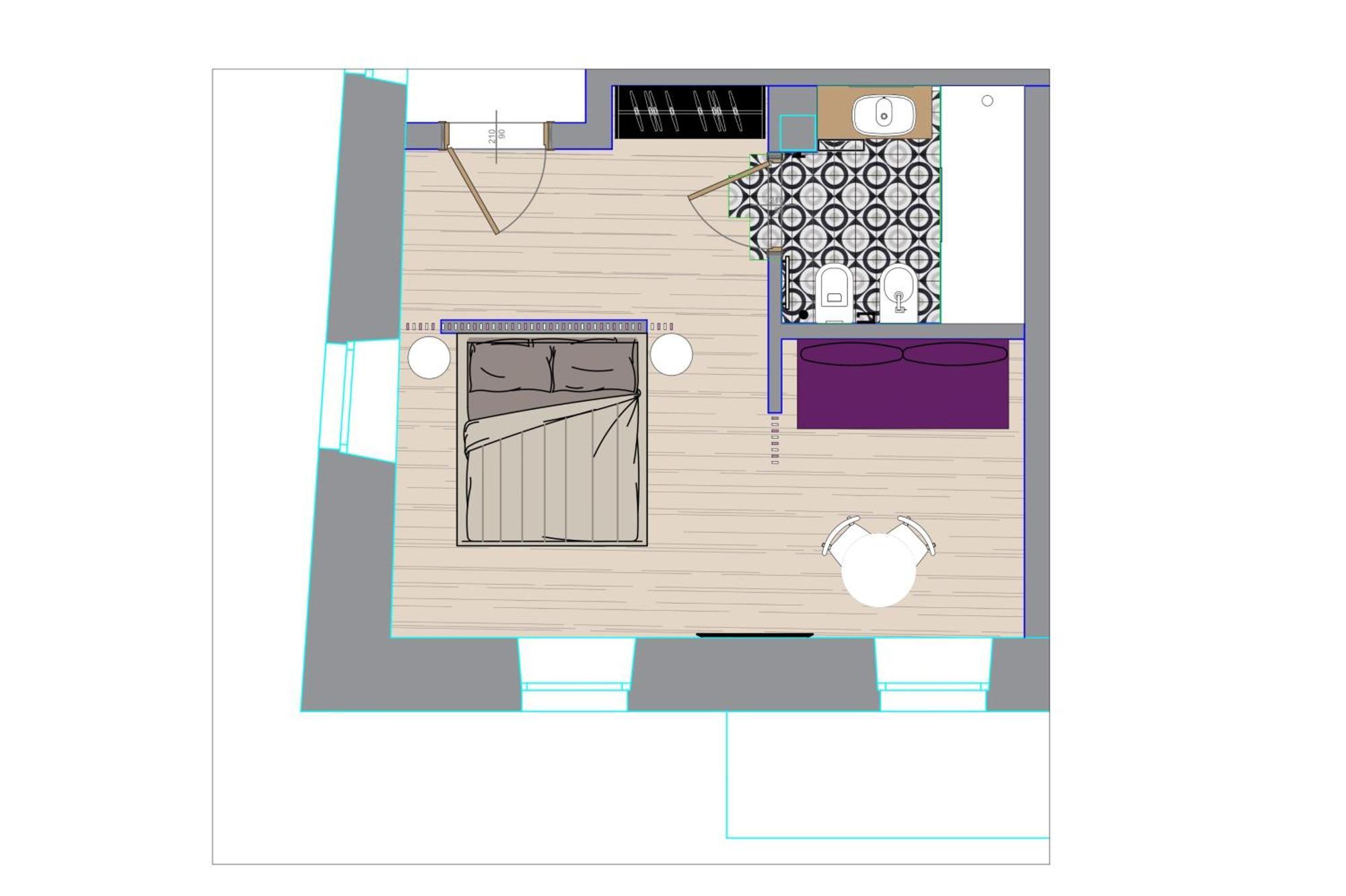 Junior Suite mit Balkon