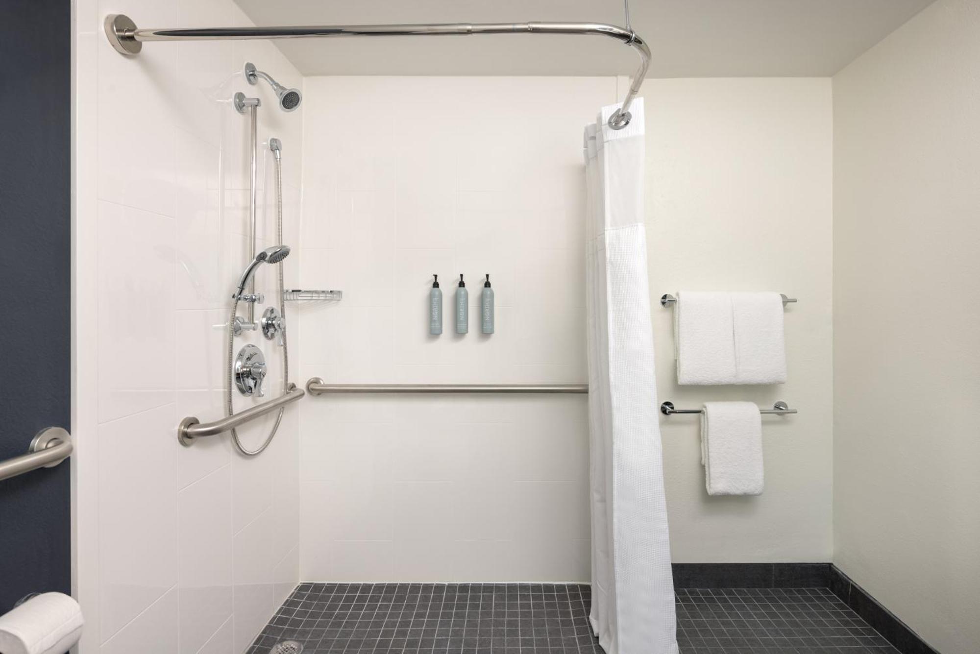 One-Bedroom King Suite with Sofa Bed and Roll-In Shower - Mobility and Hearing Accessible