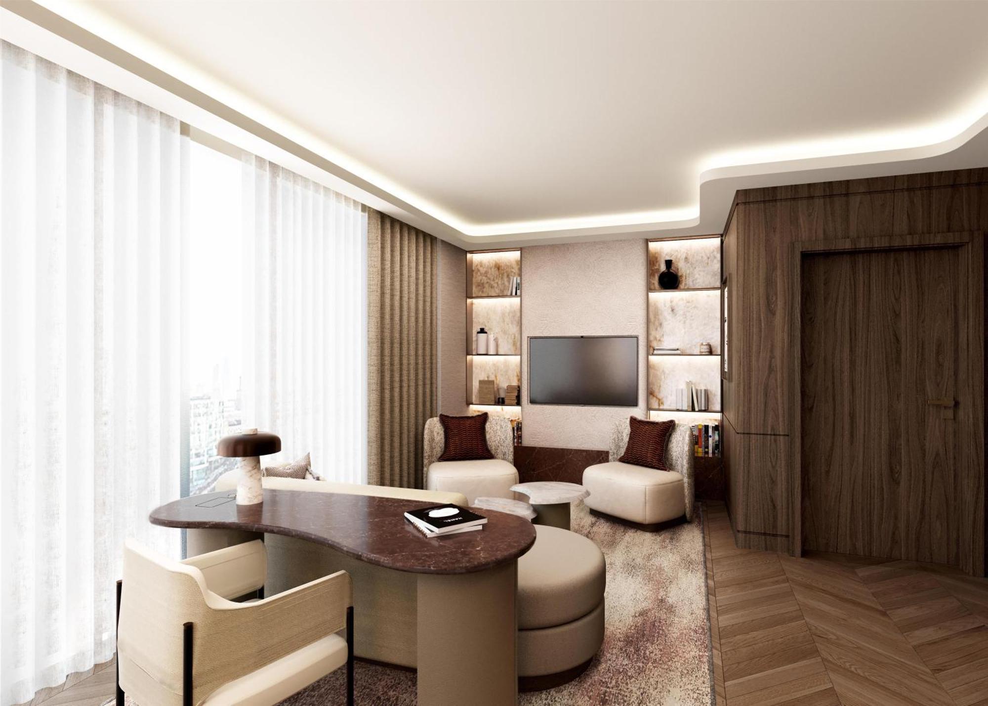 Suíte com Cama King-size e Vista da Cidade - Acesso ao Lounge