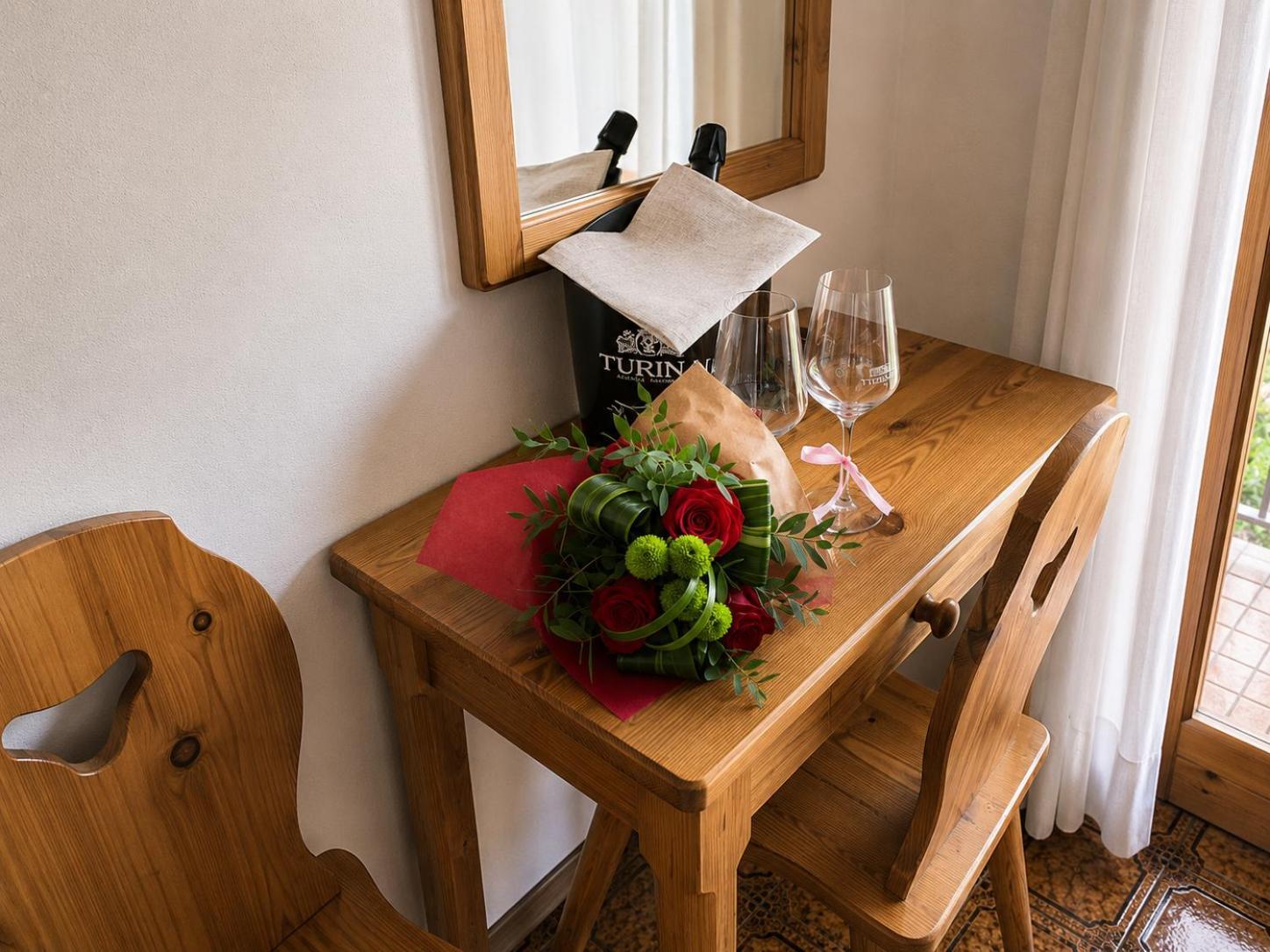 Doppelzimmer mit Gartenblick