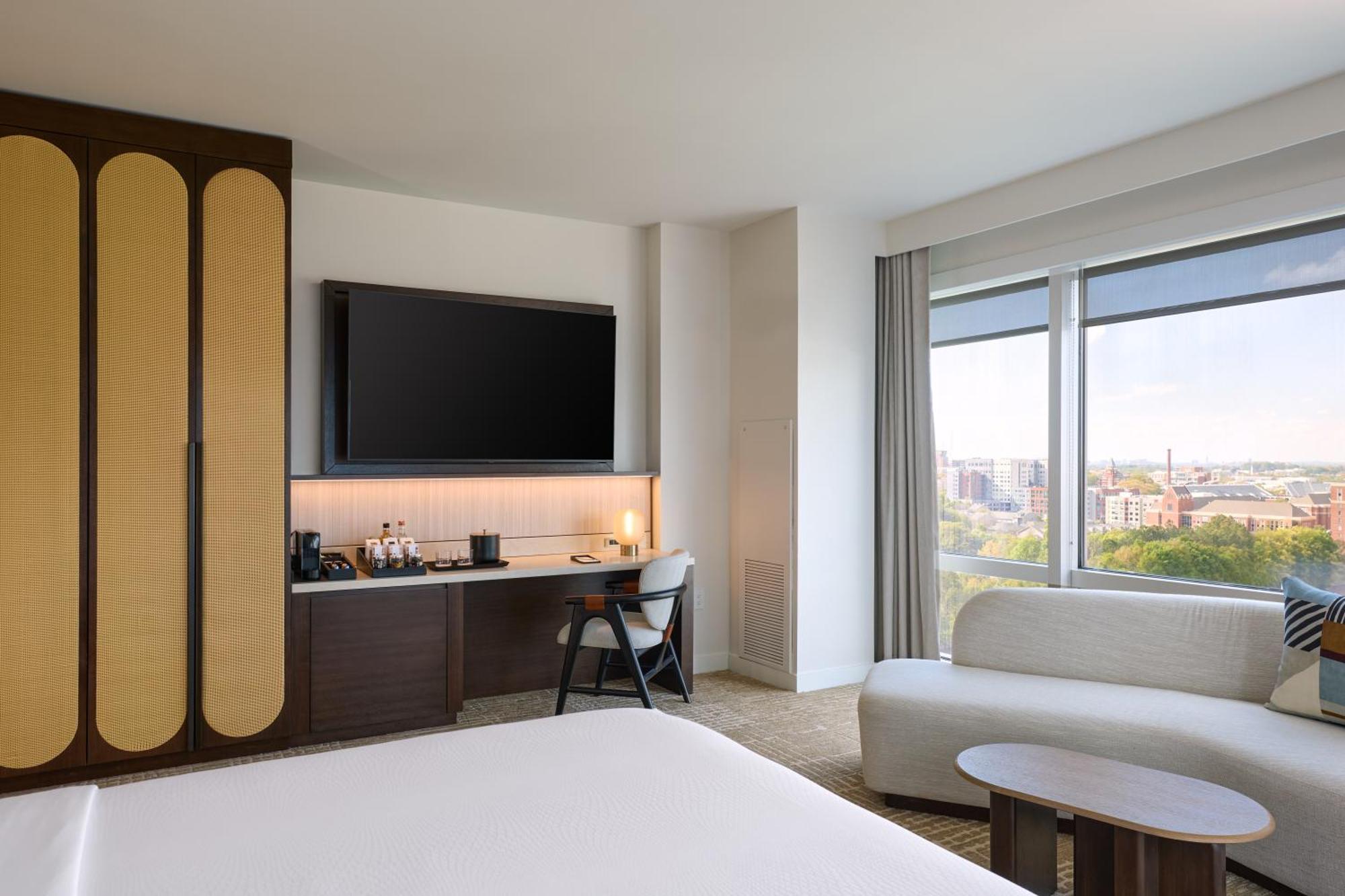 Habitación Doble Deluxe en esquina con cama grande