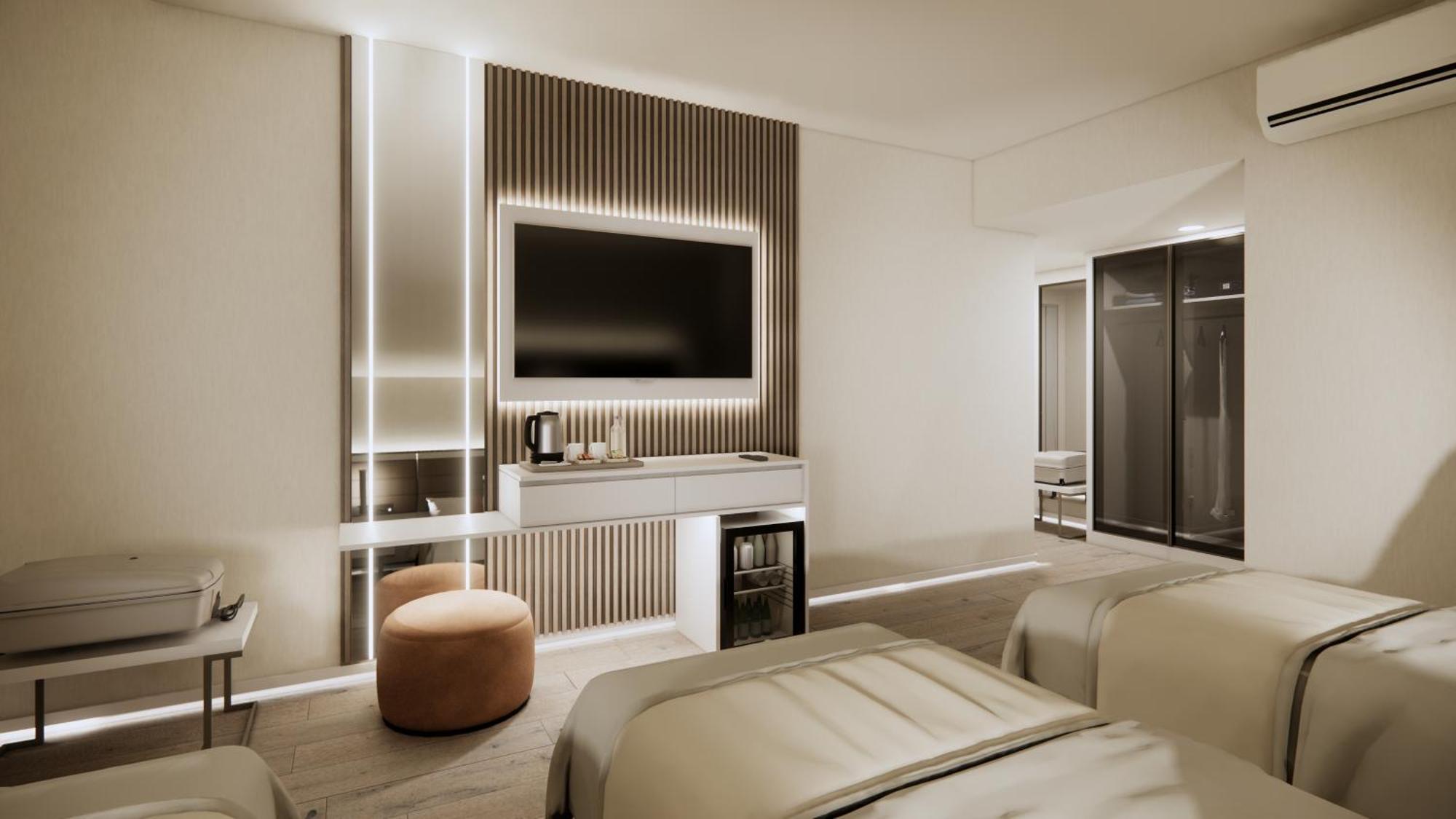 Dreibettzimmer