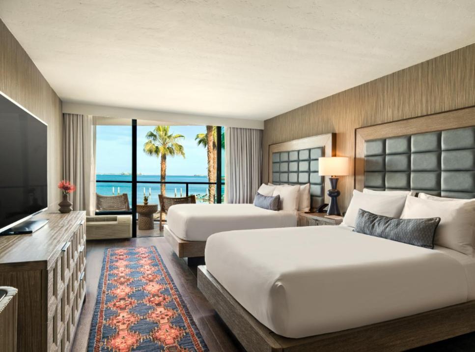 Queen Room Two Queen Beds Balcony Water View or Non-Smoking