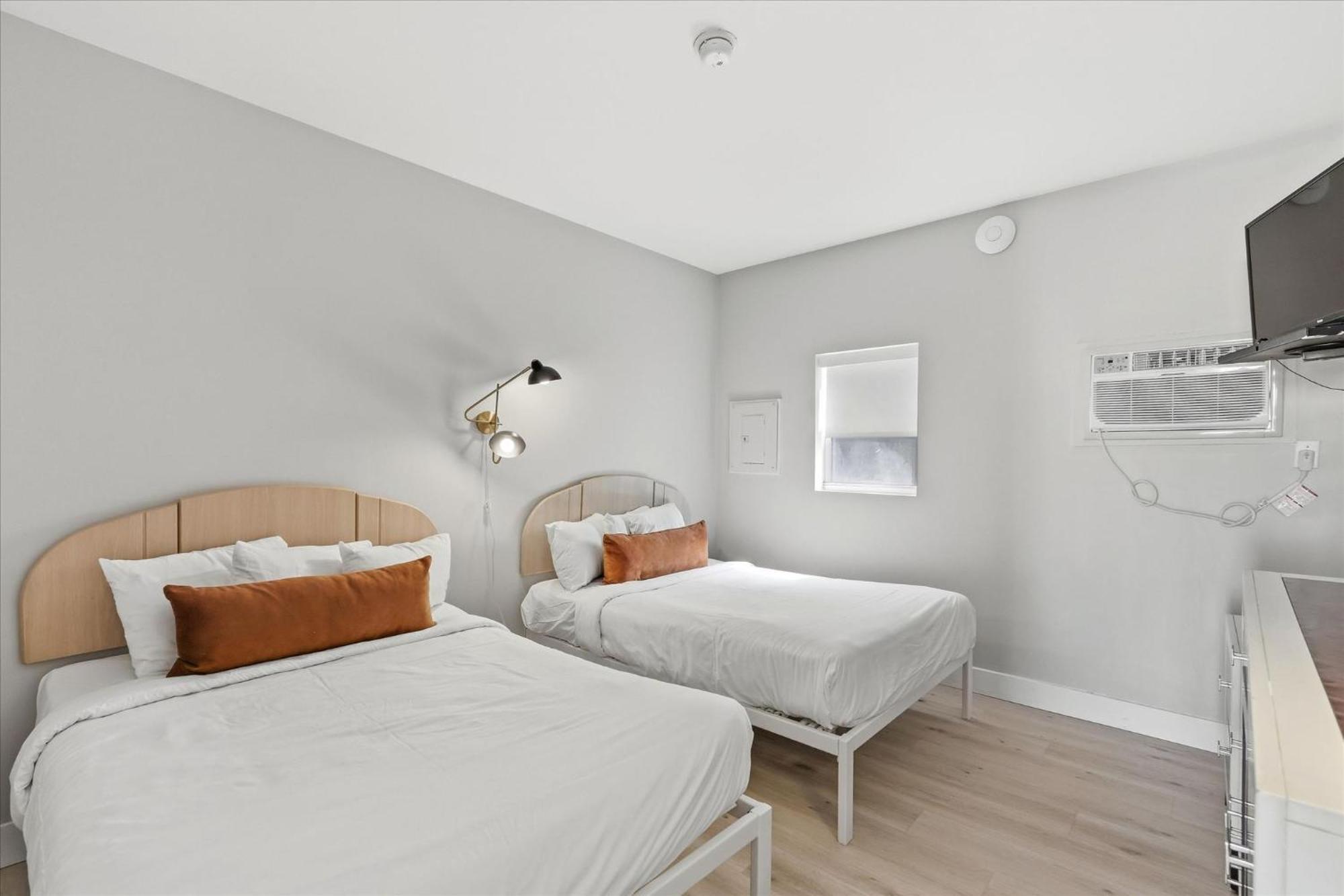 Standard Room with Two Double Beds and Kitchenette
