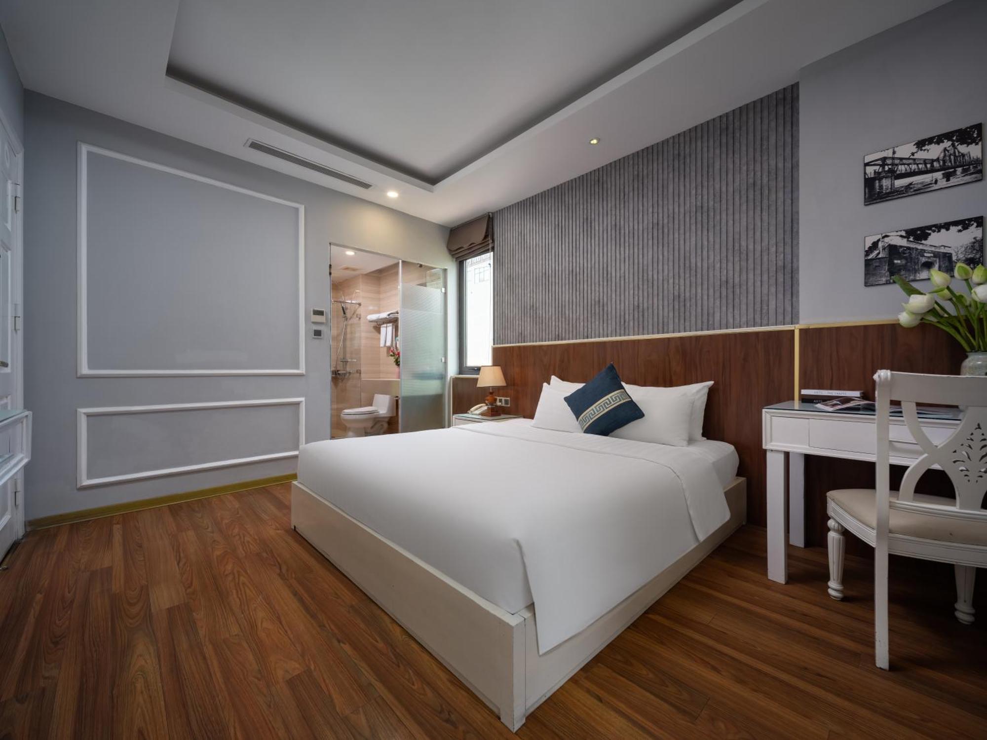 Deluxe Tweepersoonskamer met 1 of 2 Bedden en Uitzicht op de Stad