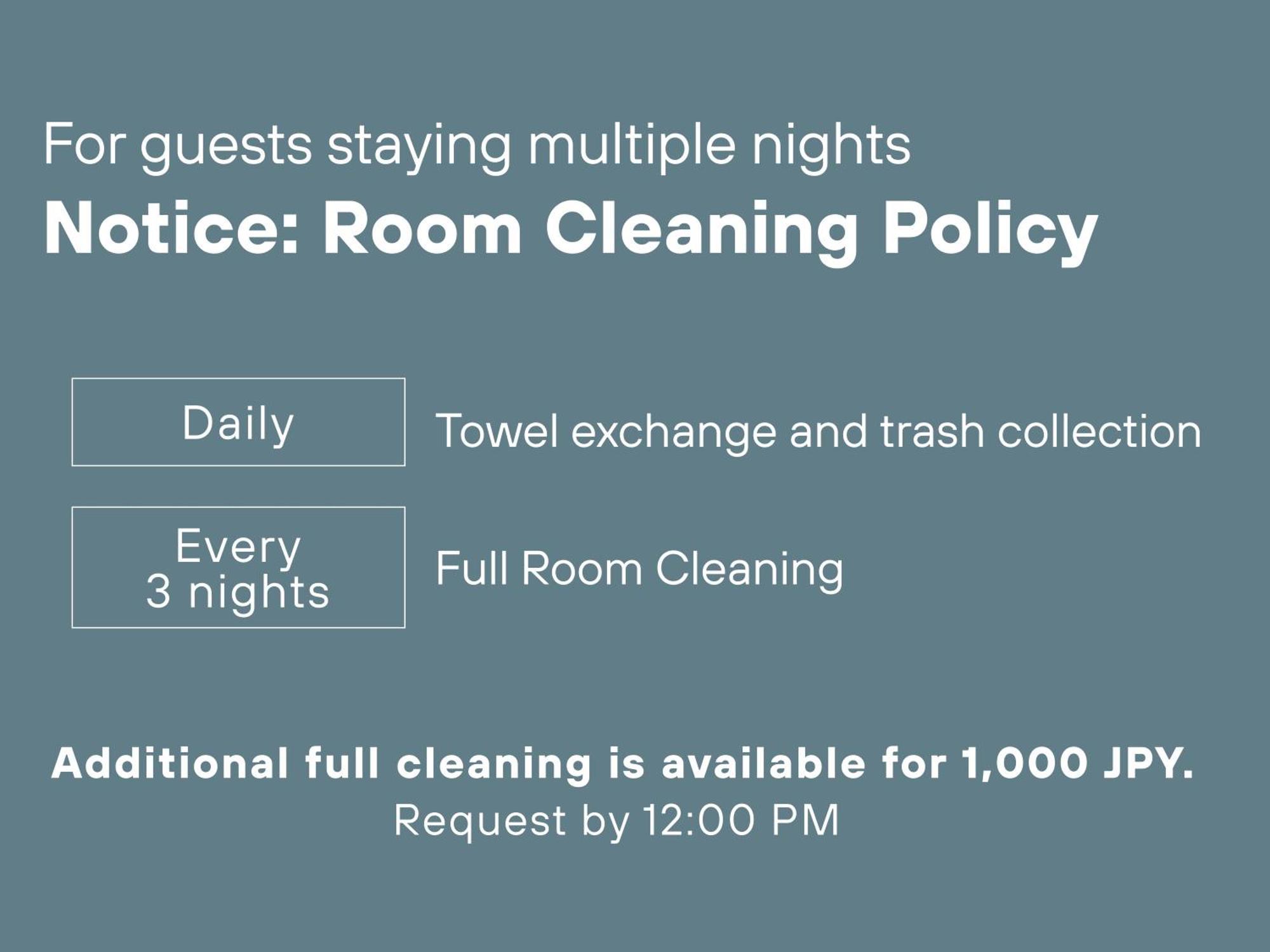 Superior Single Room Non-Smoking No Daily Cleaning