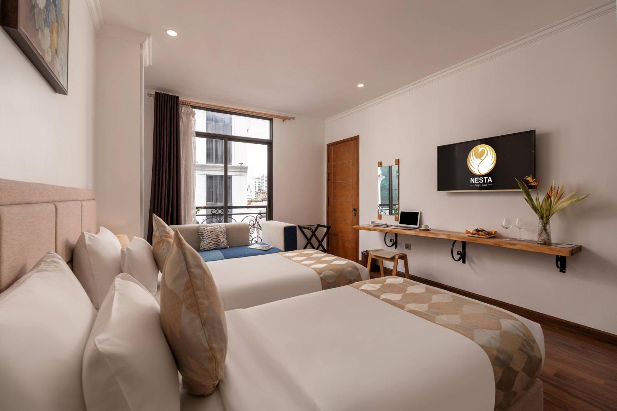 Suite 2 Giường Đơn với Ban công