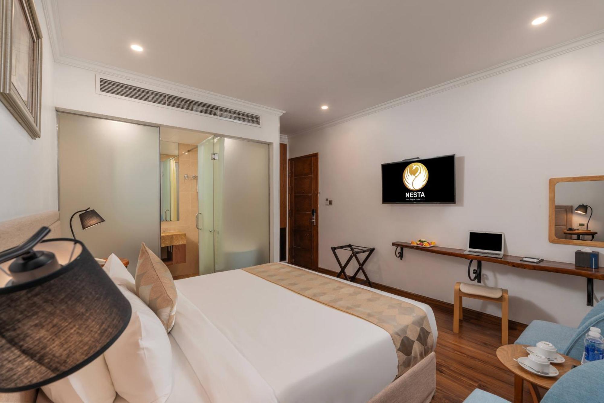 Phòng Deluxe Giường Đôi Không Có Cửa Sổ