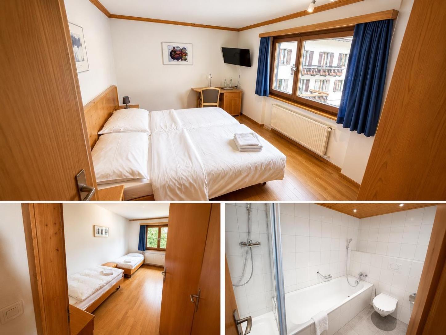 Dreibettzimmer mit Balkon
