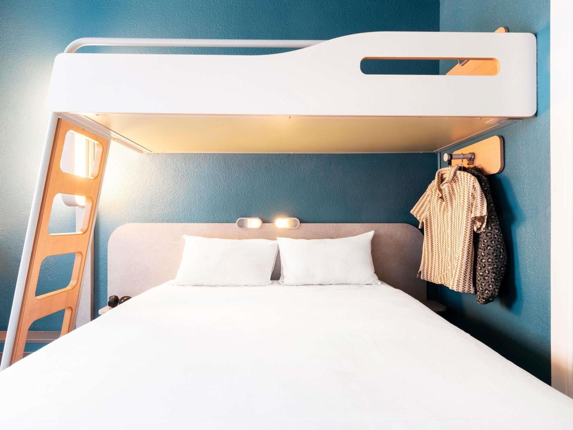 Triple Room One Double Bed One Bunk Bed