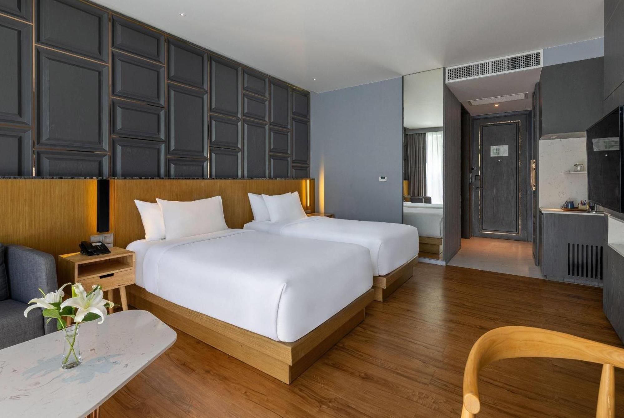Chambre Lits Jumeaux Deluxe - Vue sur Piscine - Non-Fumeurs