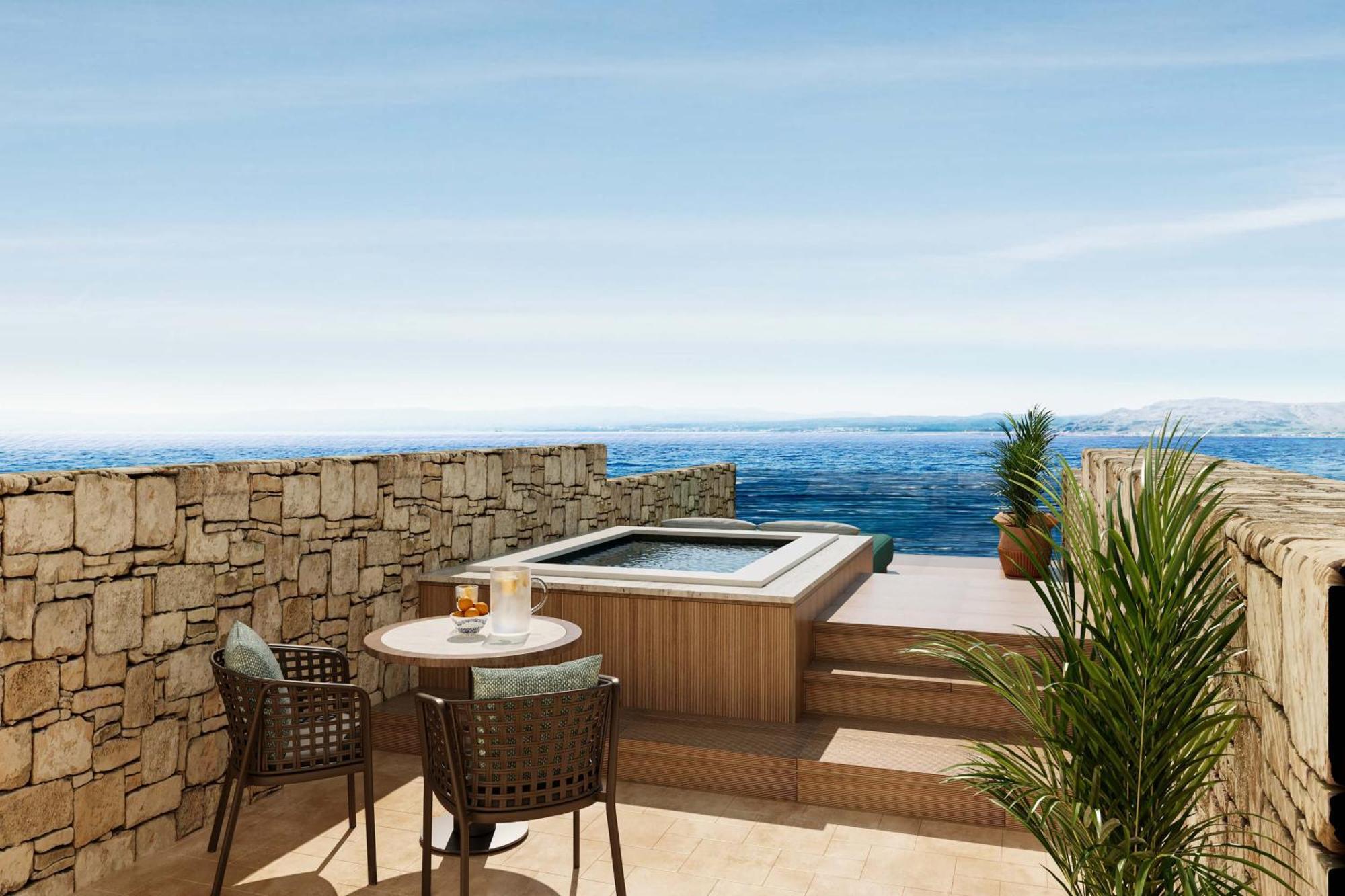 Sirius Retreat King Sea View with Balcony and Whirlpool