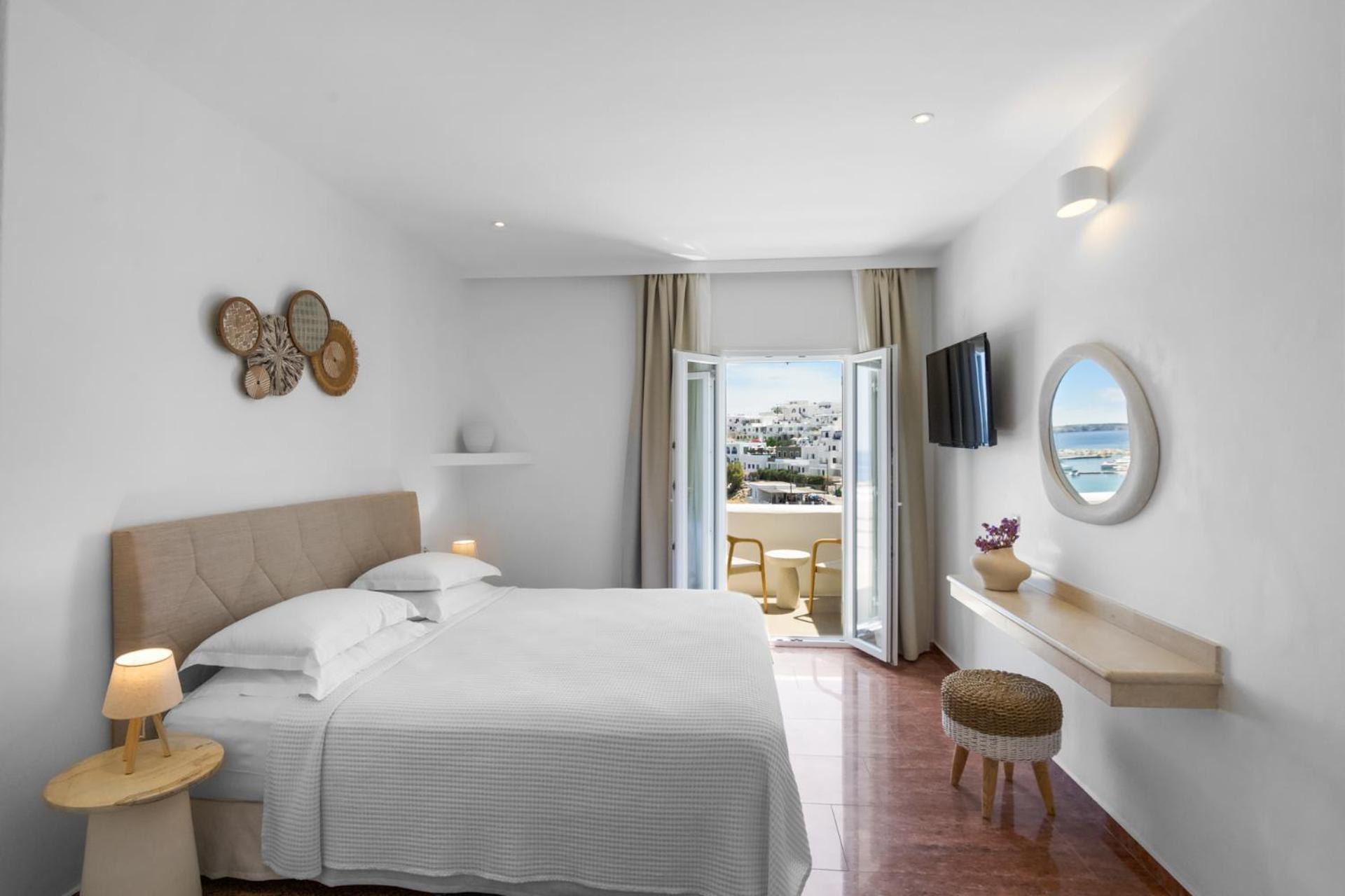 Studio Supérieur avec Balcon - Vue sur Mer (2 Adultes)