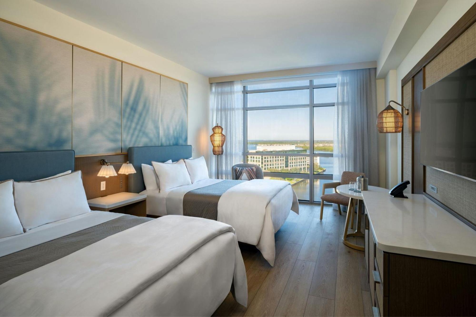 Queen Room with Two Queen Beds and Partial Bay View - Newly Renovated