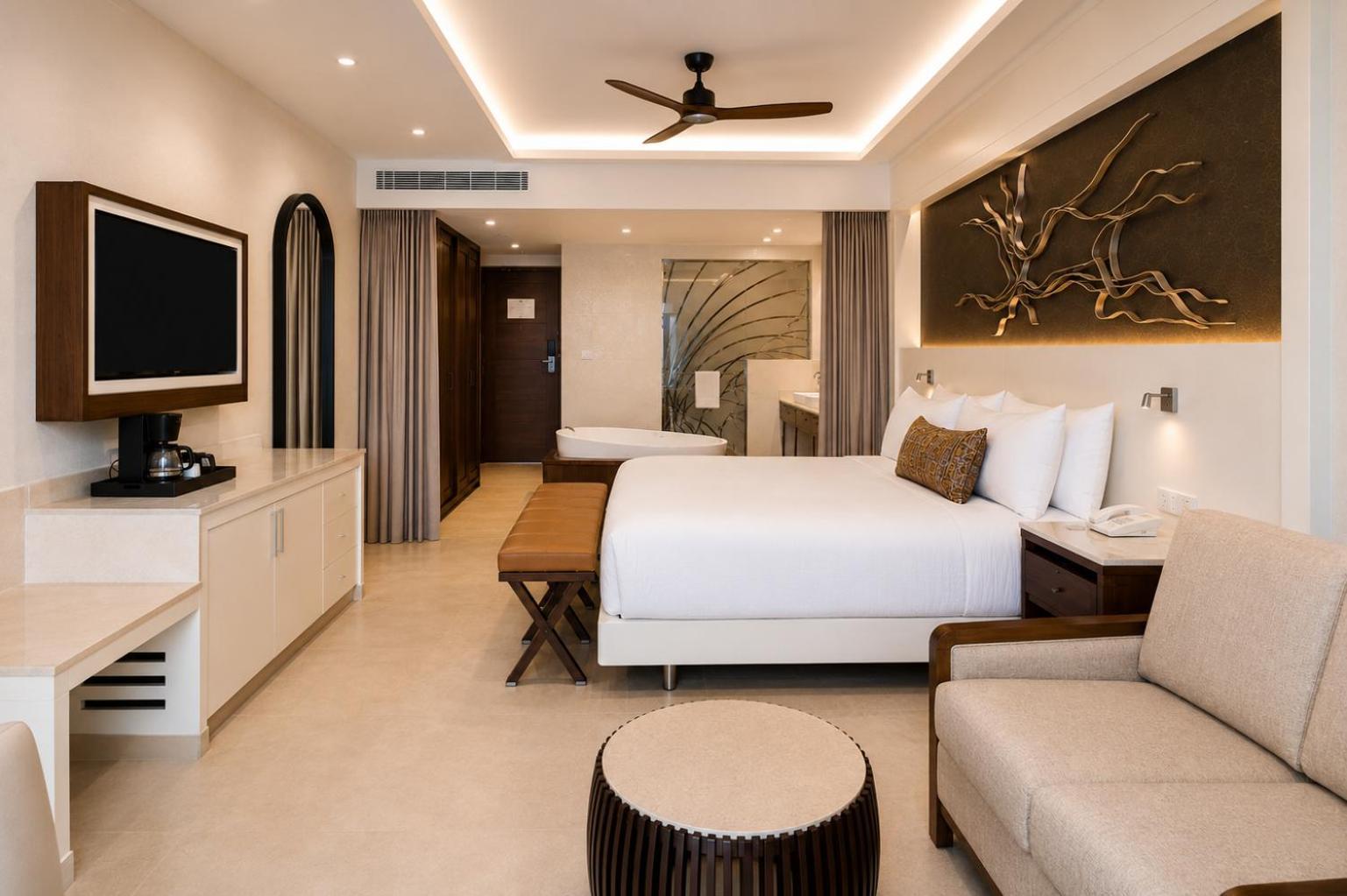 Luxuriöse Familiensuite Diamond Club mit Meerblick