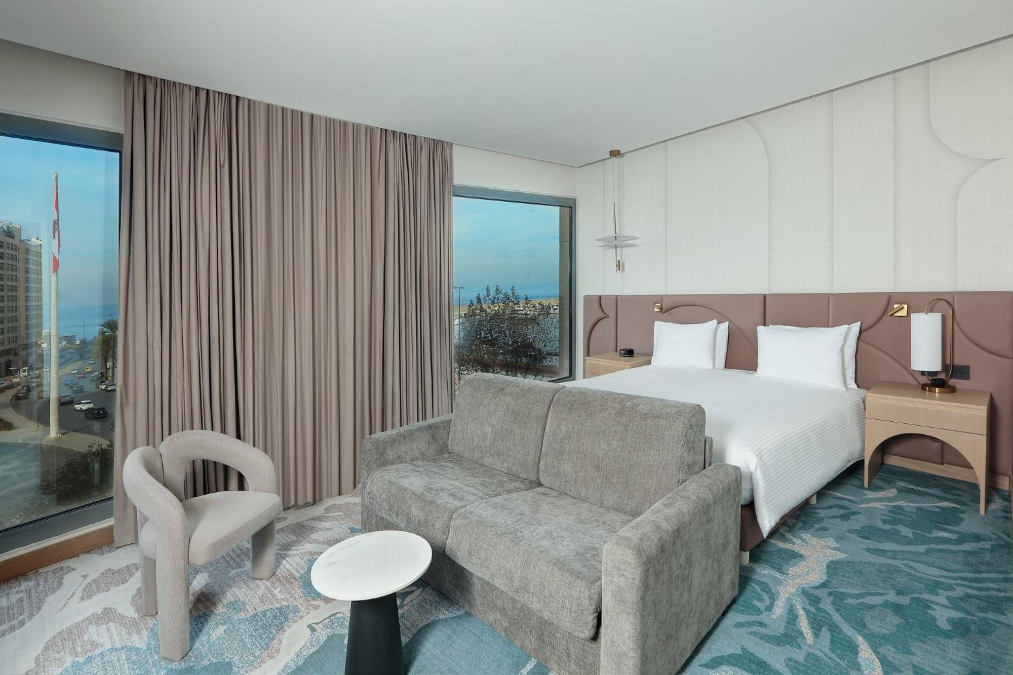 Premium King Room Sofa Bed Sea View Non-Smoking
