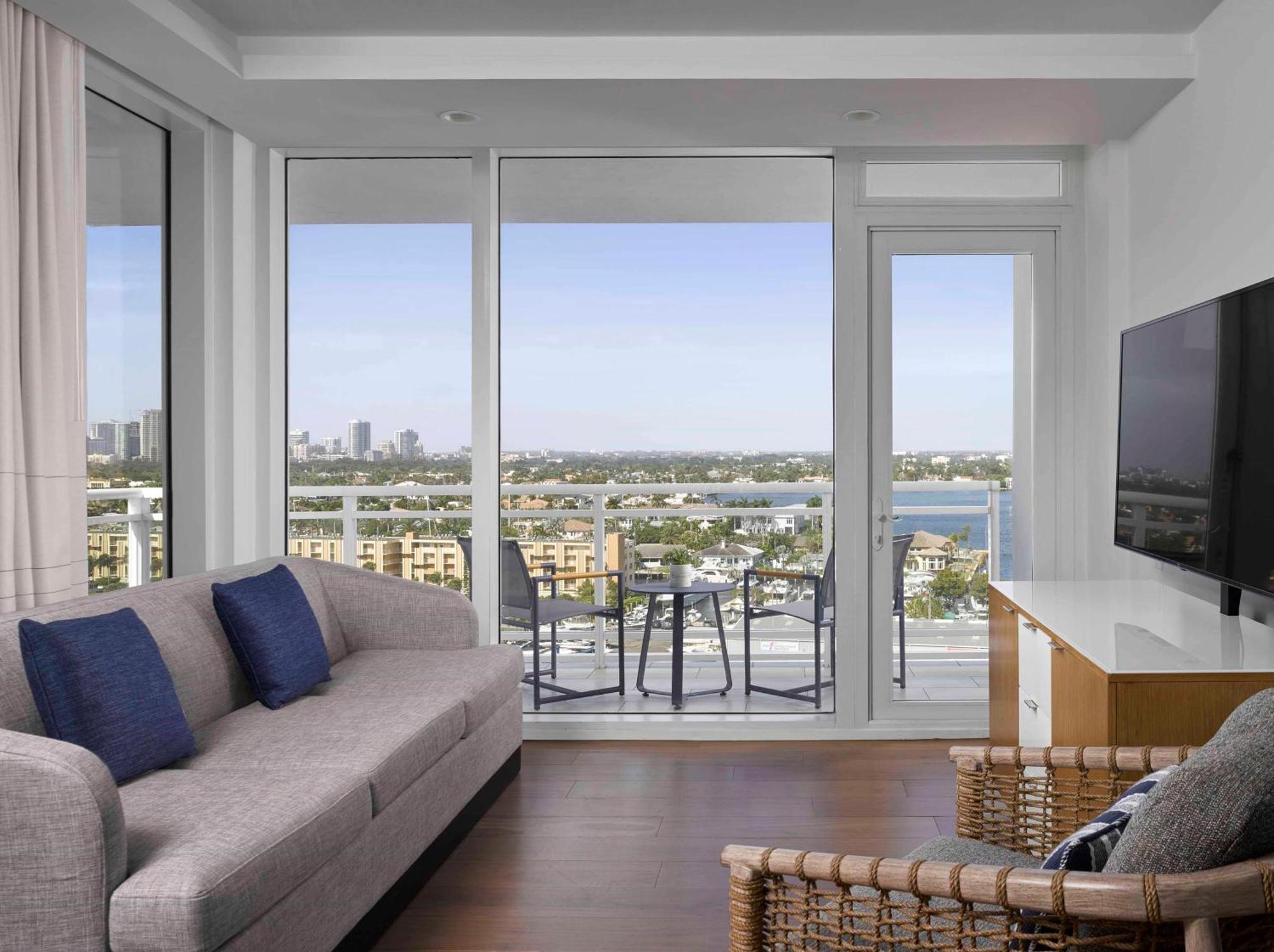 King Suite with Corner Balcony and View
