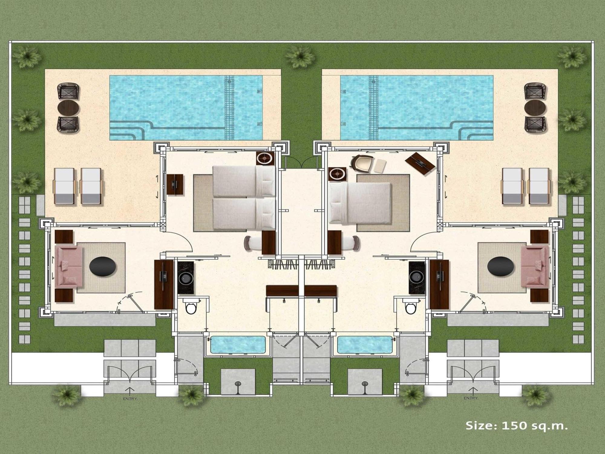 Twin Villa Private Pool