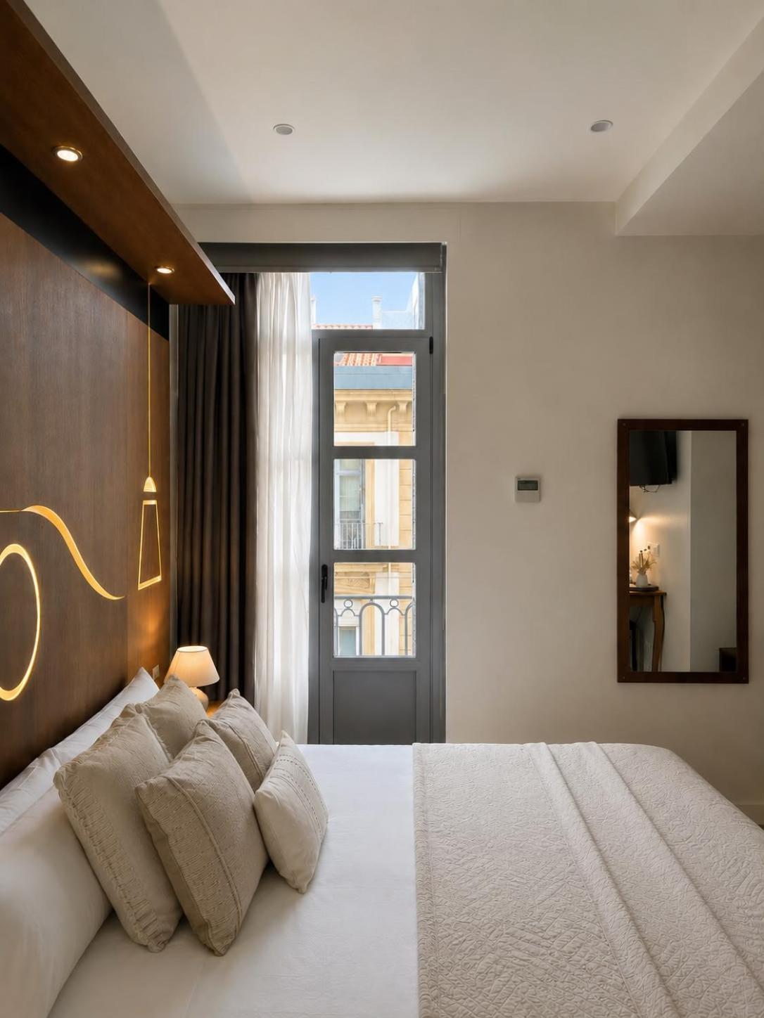 Two-Bedroom Studio Apartment Balcony