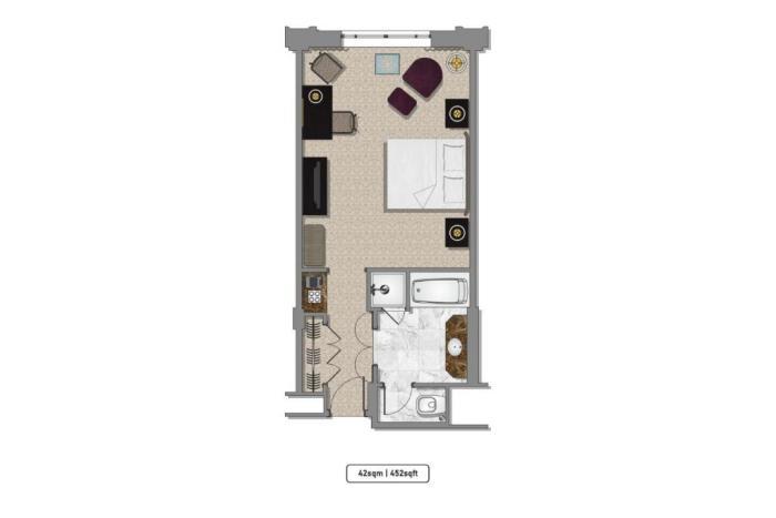 Classic King Room with Courtyard View