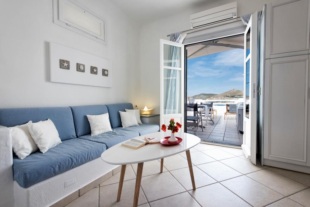 Chambre Double Supérieure avec Bain à Remous Extérieur - Vue sur Mer