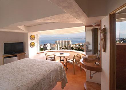 Chambre Lit Queen-Size - Vue sur Jardin