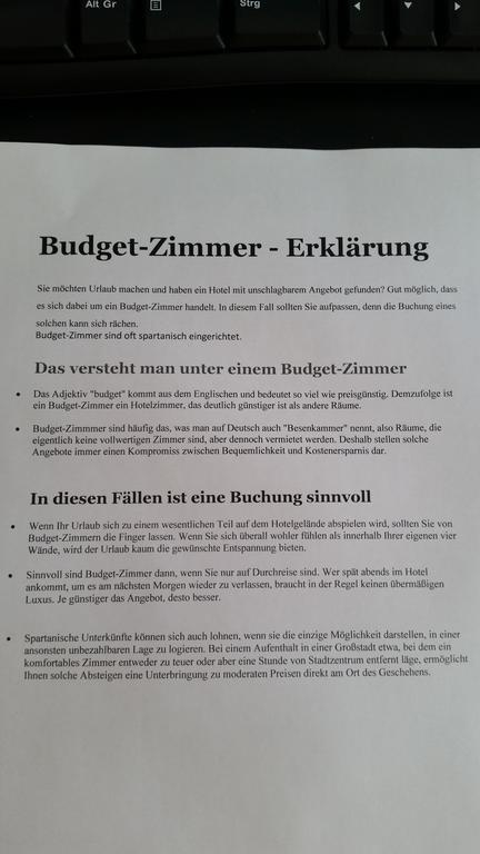 Budget Eenpersoonskamer