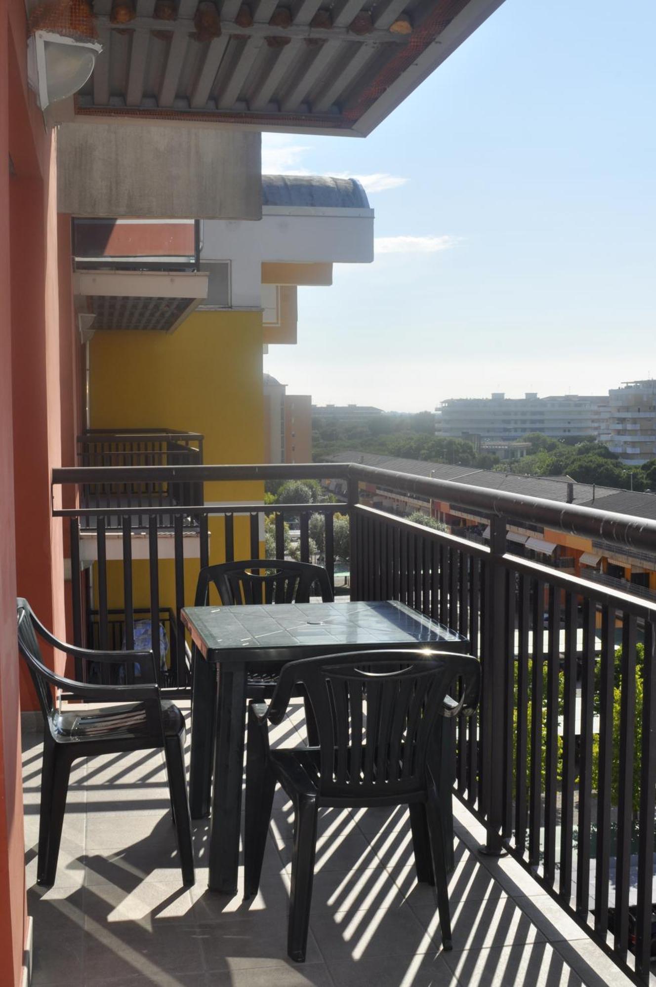 One-Bedroom Apartment Balcony