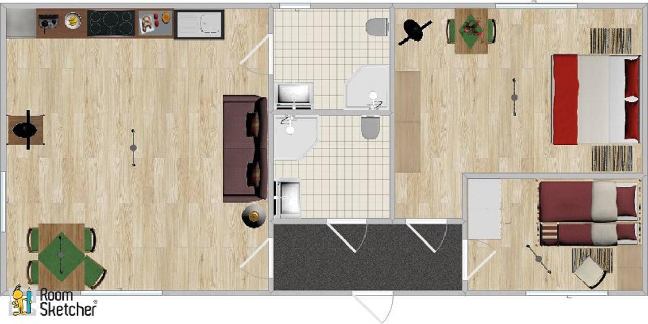 Bungalow mit 2 Schlafzimmern