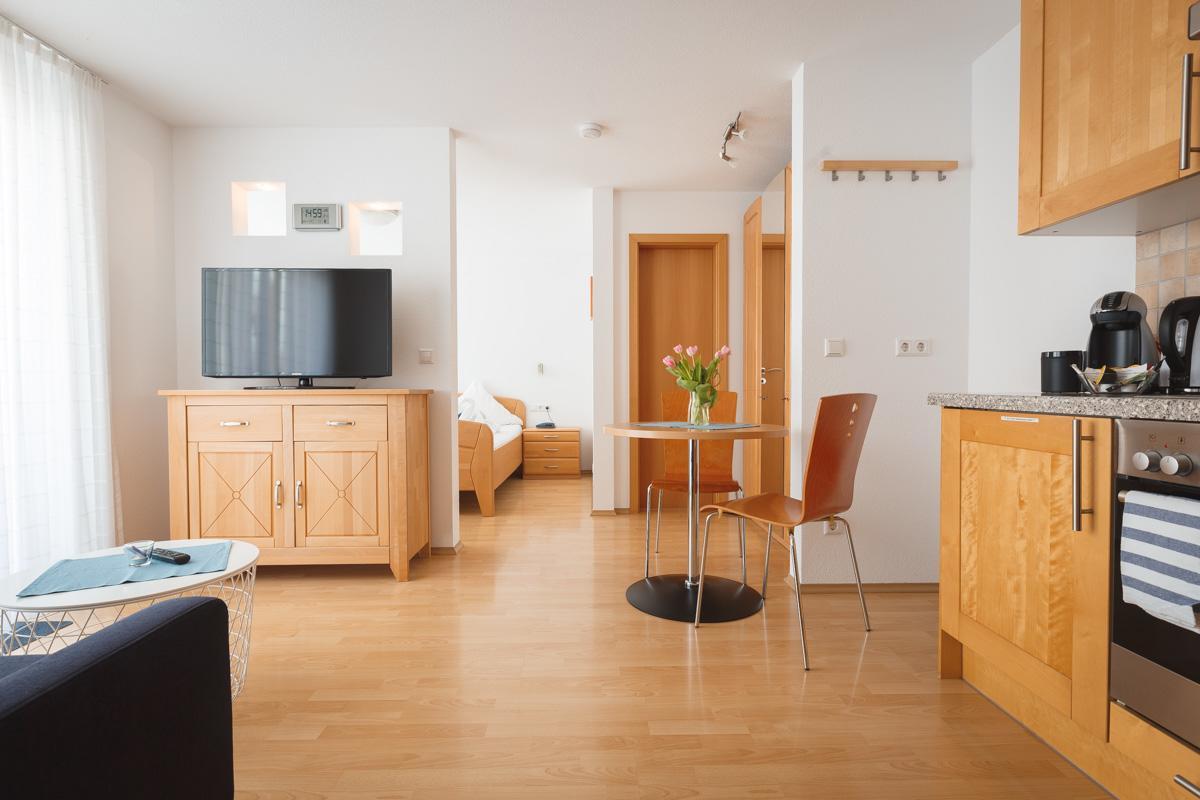 Apartment mit Balkon
