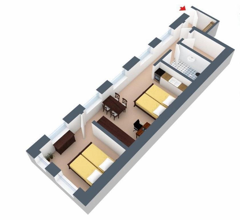 Apartment with 4 Beds
