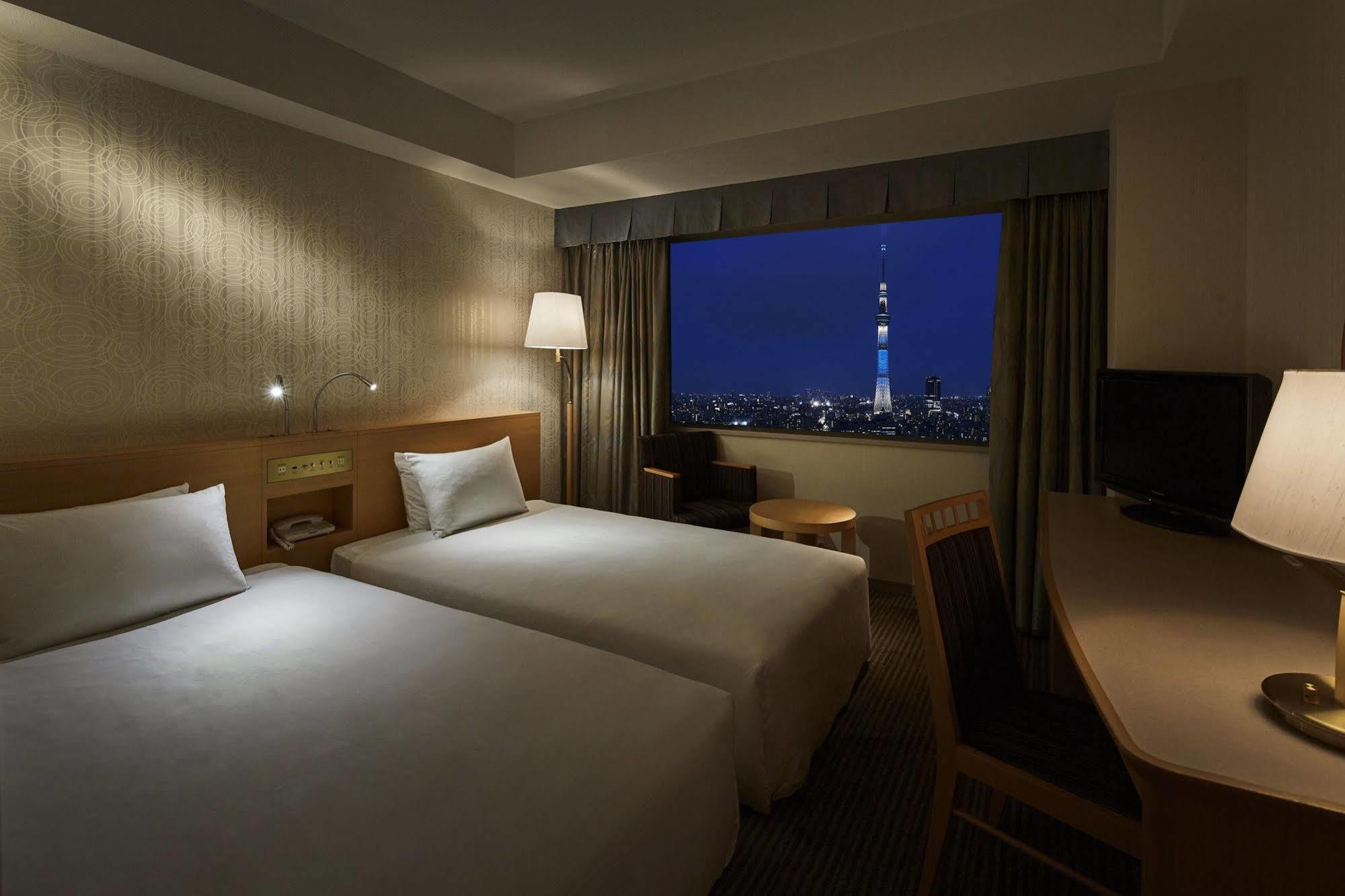 Quarto Duplo com Vista da Tokyo Sky Tree (Torre) - Não Fumantes