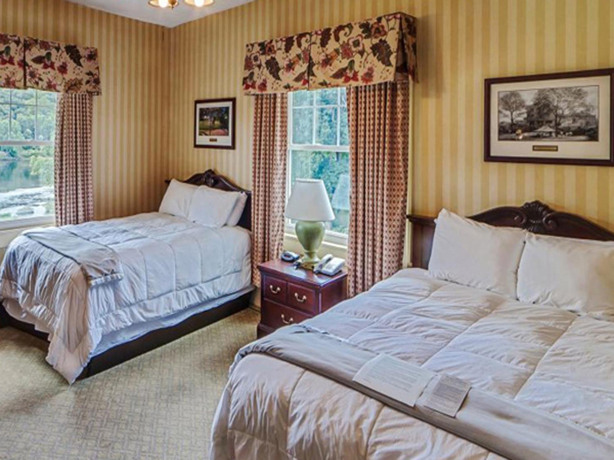 Double Room with Two Double Beds and Riverview