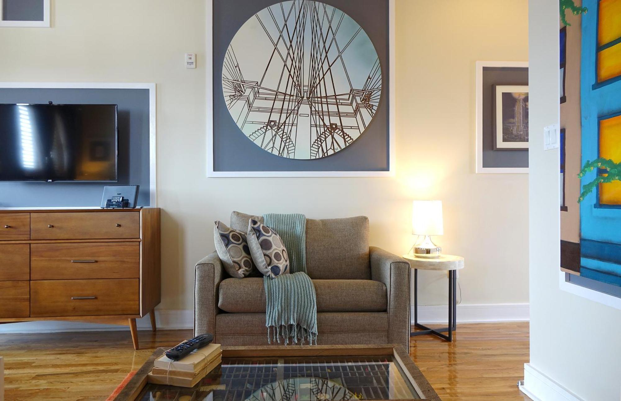 Loft con terraza y vistas de la ciudad