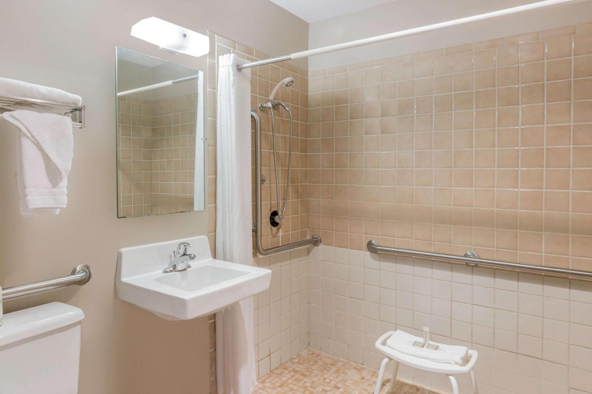Queen Room with Roll-In Shower - Mobility Accessible/Non-Smoking