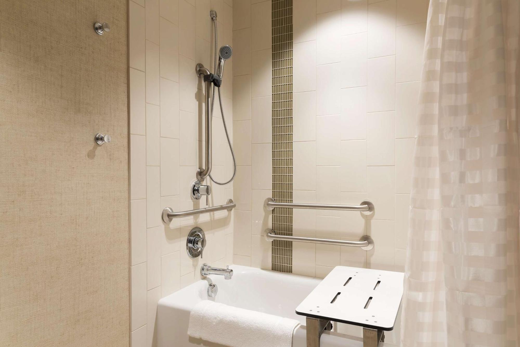 King Room with Two King Beds and Roll-In Shower - Disability Access