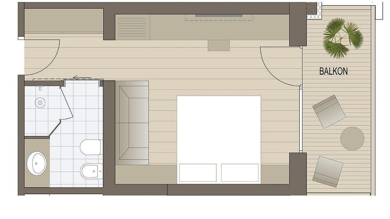 Doppelzimmer mit Balkon