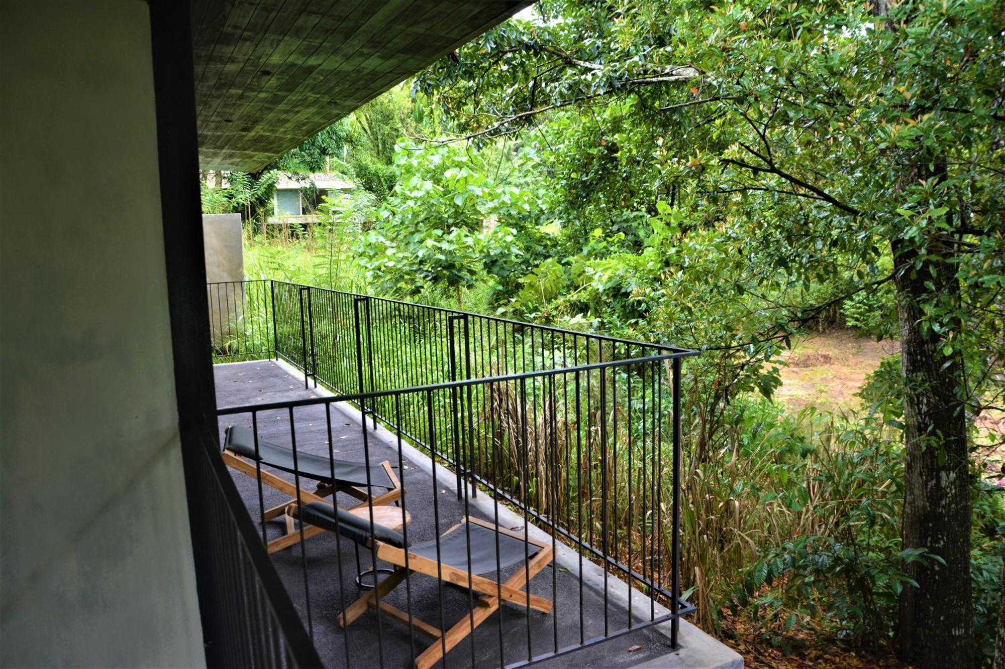 Chalet con vistas al jardín