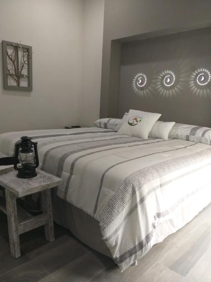 Habitación con cama extragrande.