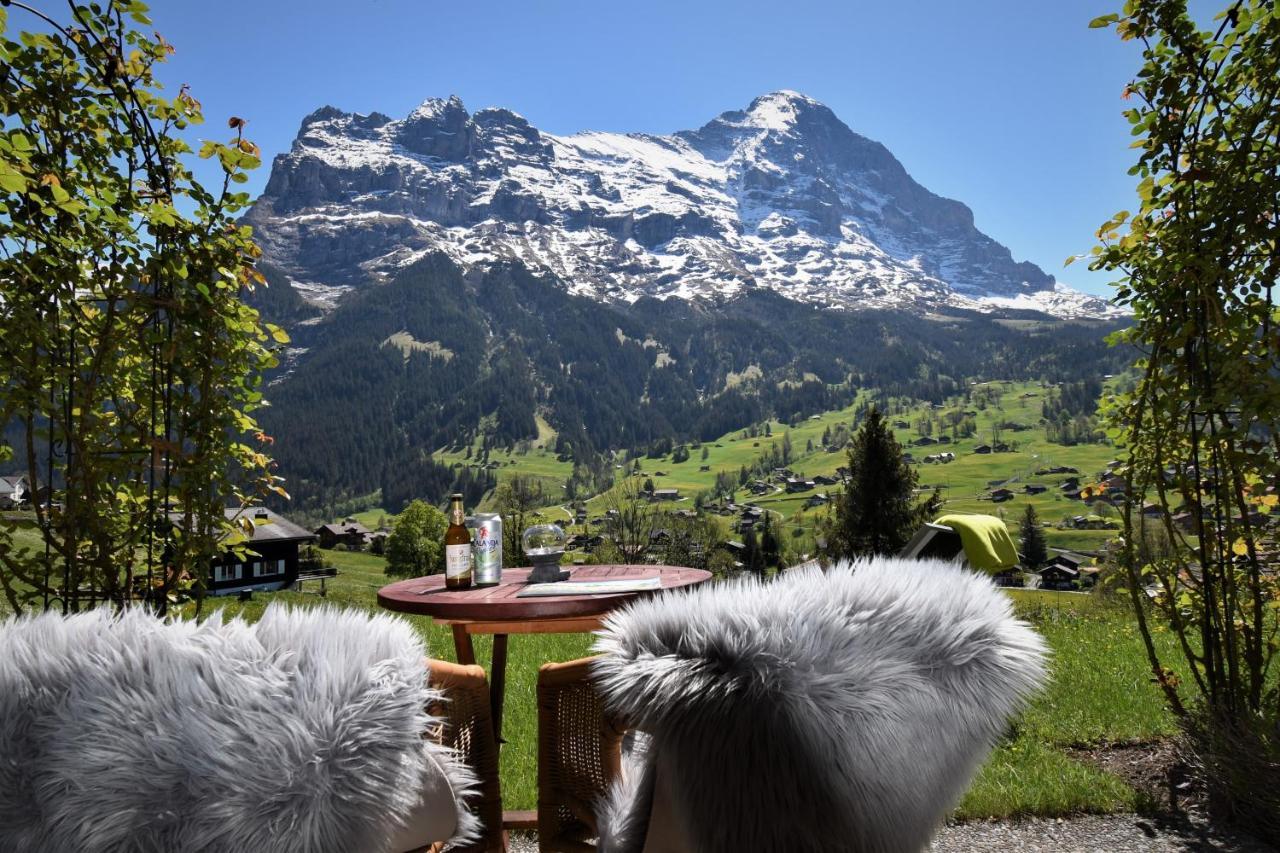Superior Double Room Enzian Eiger view garden access